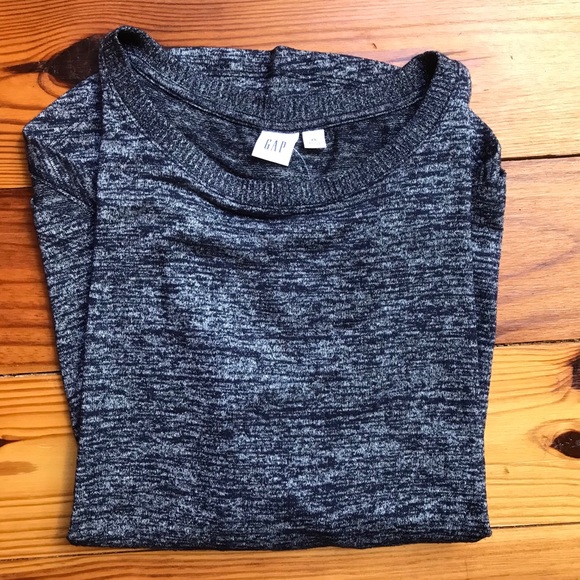 Gap Heather Navy Blue Long Sleeve Top, NWT, XS - Picture 12 of 12